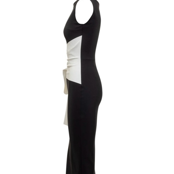 Chiara Boni Black and White Midi Dress - Picture 2 of 4